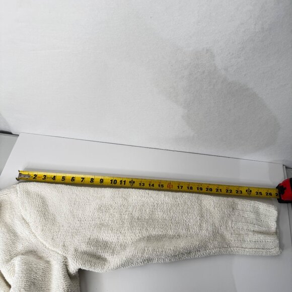 Vintage White Villager By Liz Claiborne Womens Button-Up Collar Cardigan Sweater - Picture 8 of 10